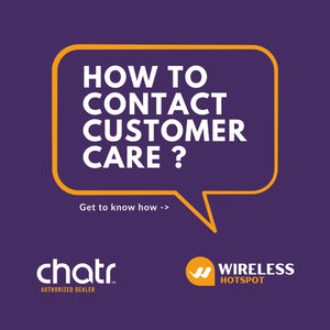 How to reach Chatr for customer care ?