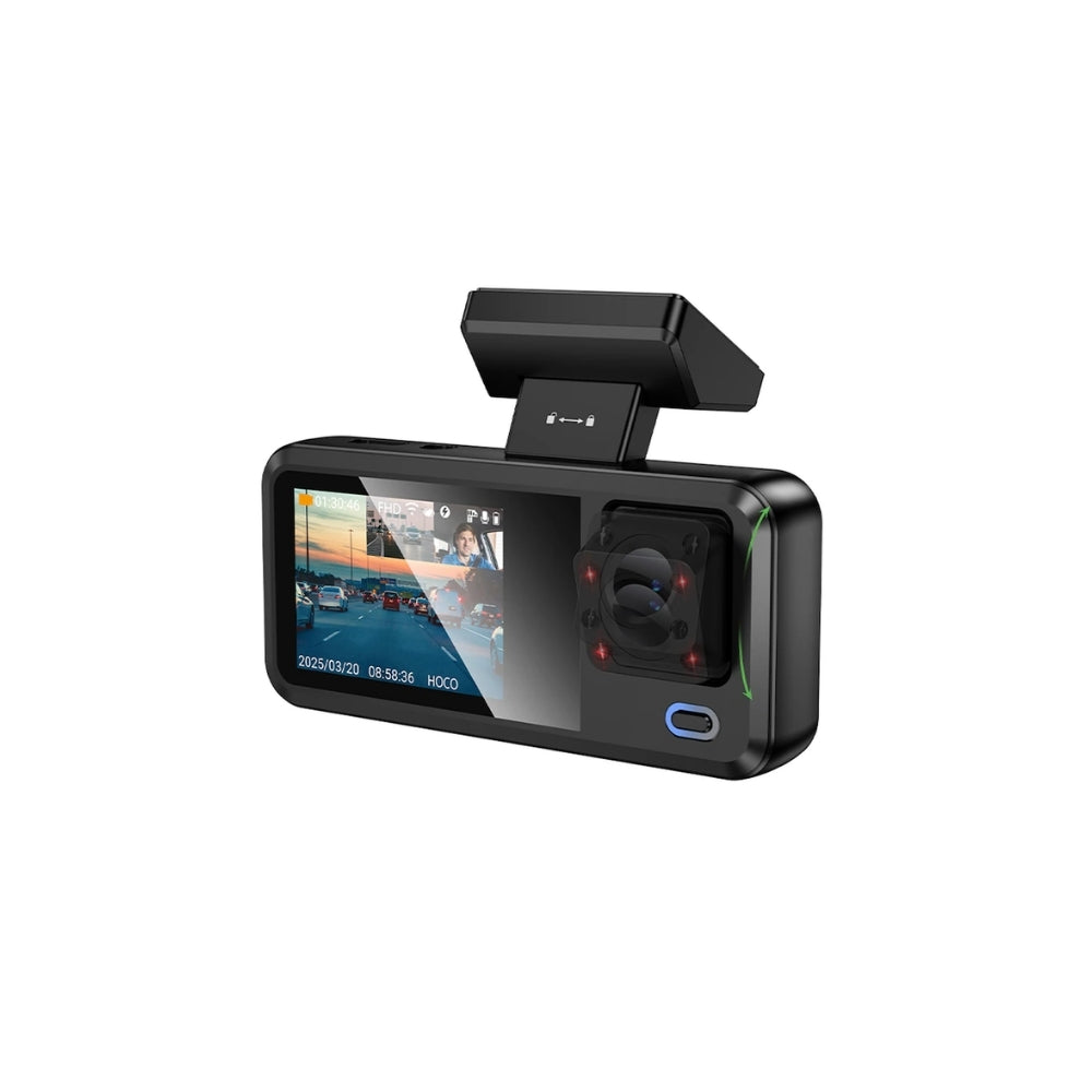 HOCO DV15 Dash Cam (3-Camera Driving Recorder)